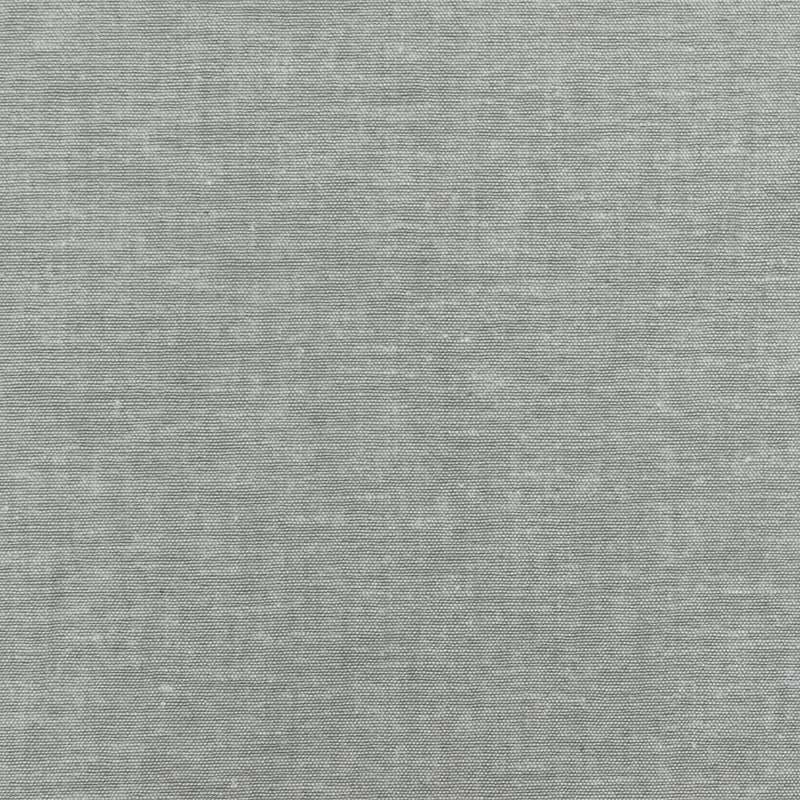Soft Gray-White Stretch Cotton Chambray Woven Fabric