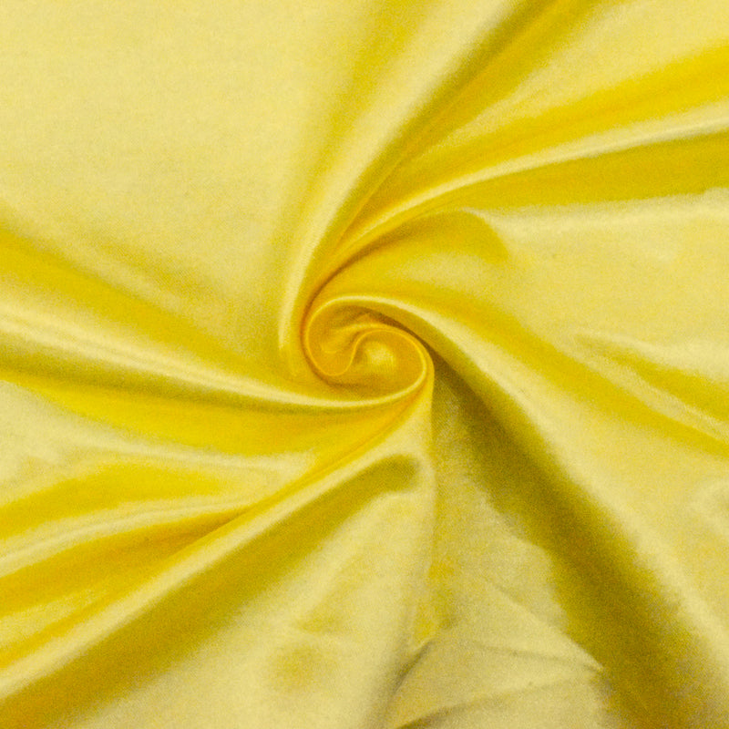 Star Yellow Solid Poly Antique Satin Woven Fabric