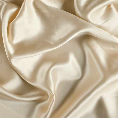 Runway Silks Soft Yellow Silk Charmeuse Fabric - Reorderable