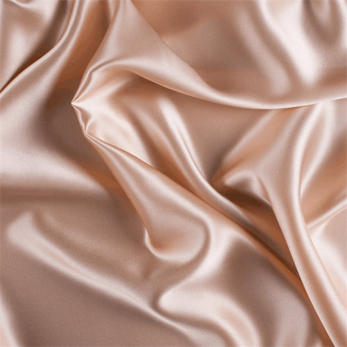Runway Silks Bisque Silk Charmeuse Fabric - Reorderable