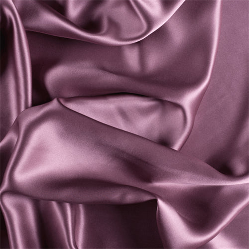 Runway Silks Mauve Silk Charmeuse Fabric - Reorderable