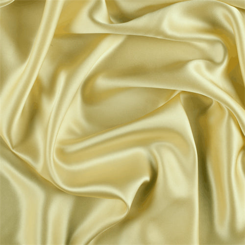 Runway Silks Yellow Silk Charmeuse Fabric - Reorderable