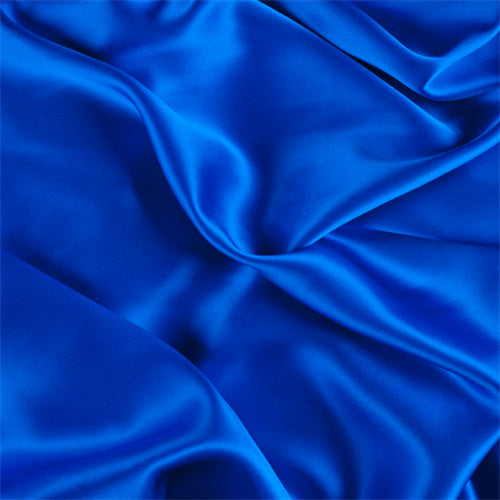 Runway Silks Sapphire Silk Charmeuse Fabric - Reorderable