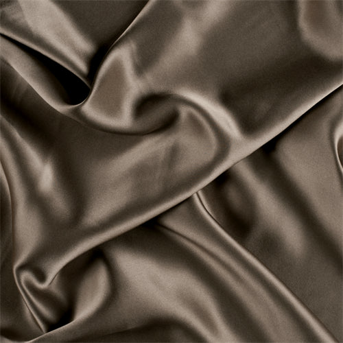 Runway Silks Dark Olive Silk Charmeuse Fabric - Reorderable