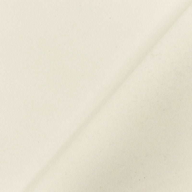 Star Ivory Solid Satin-Like Stretch Double Knit Fabric