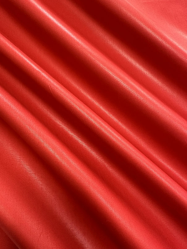 Lacquer Red Sunkiss Chintz Fabric