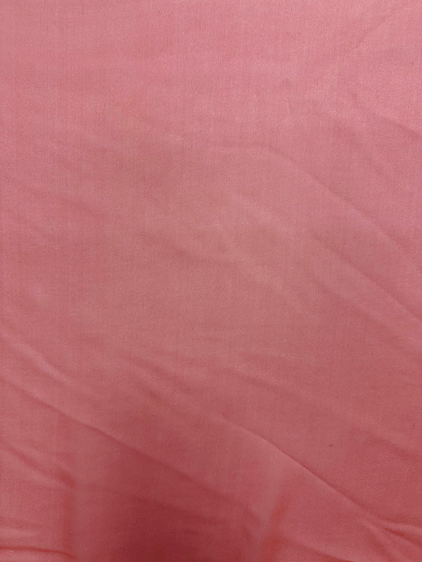 2 YD PC-Coral Silk Chiffon Fabric