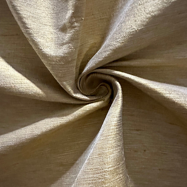 Iridescent Shrimp Silk Tussah Fabric