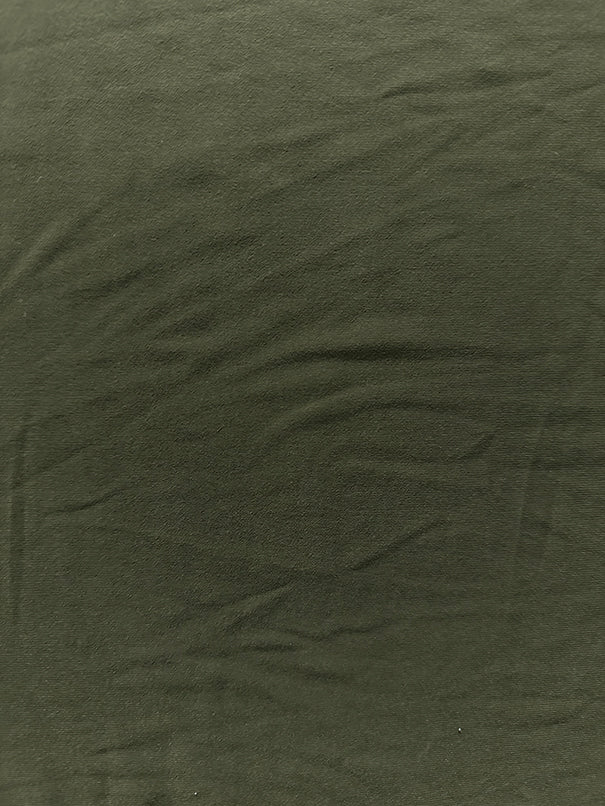Bark Olive Brown ITY Jersey Knit Fabric
