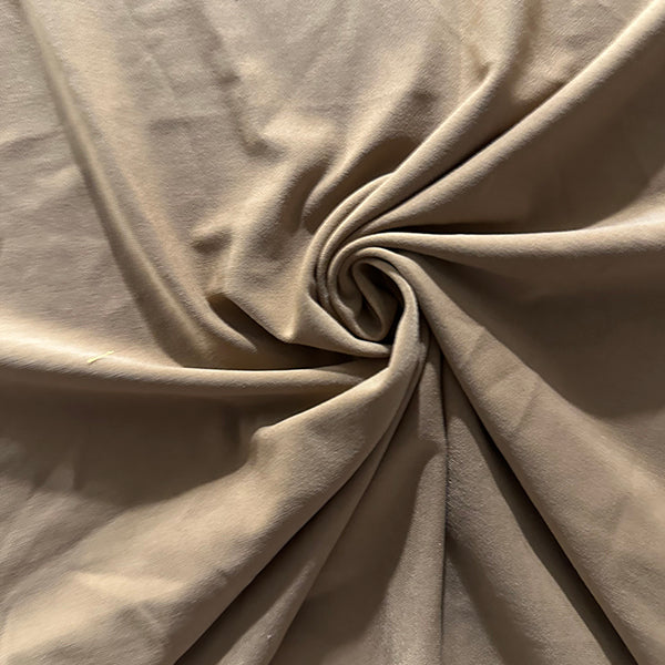 Tobacco ITY Jersey Knit Fabric