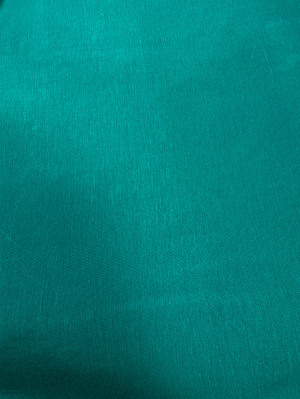 1 3/4 YD PC-Teal Solid Rayon Spandex Jersey Knit Fabric