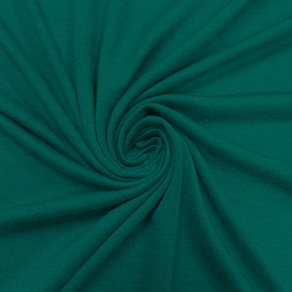 Hunter Green Solid Rayon Spandex Jersey Knit Fabric