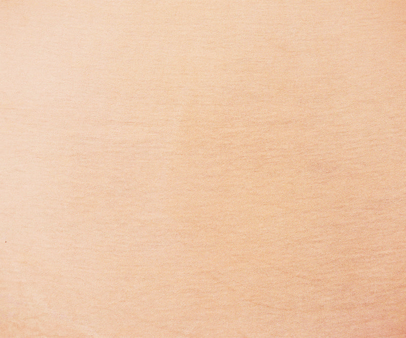 Light Peach Orange Rayon Semi-Sheer Stretch Jersey Knit Fabric