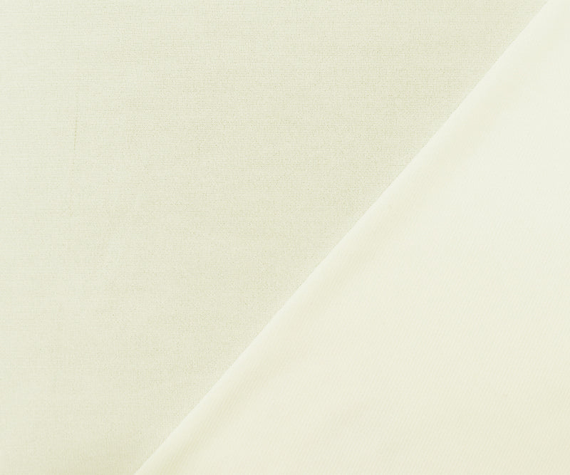 Ivory Poly Stretch Spandex Solid ITY Knit Fabric
