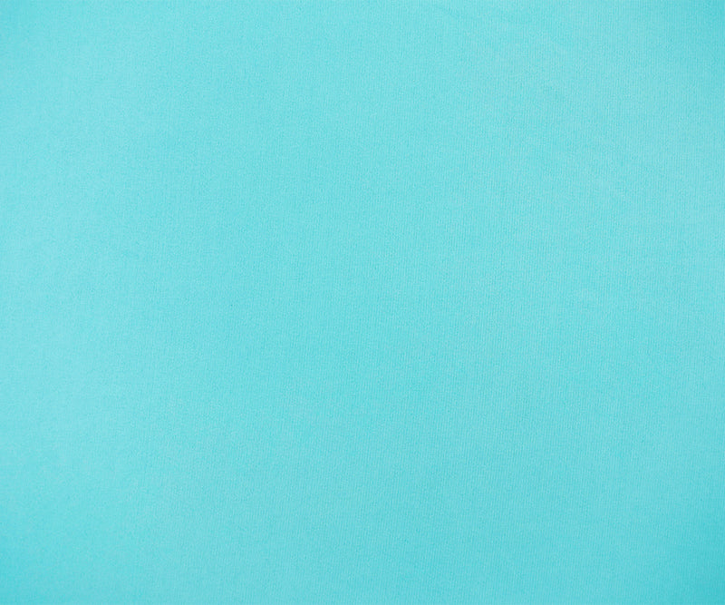 Aqua Blue Poly Stretch Spandex Solid ITY Knit Fabric
