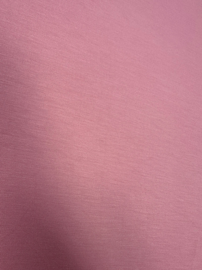 Flamingo Pink Solid Rayon Spandex Jersey Knit Fabric