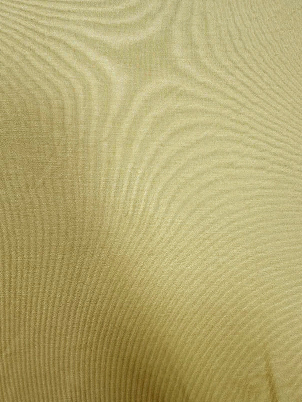 Yellow Solid Rayon Spandex Jersey Knit Fabric