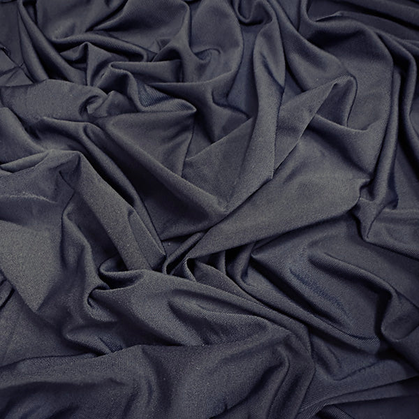 Navy Blue ITY Jersey Knit Fabric