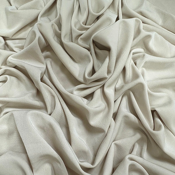Light Beige ITY Jersey Knit Fabric
