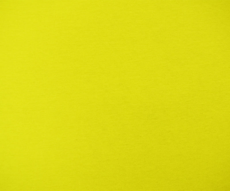 Bright Yellow Cotton Stretch Spandex Solid Jersey Knit Fabric