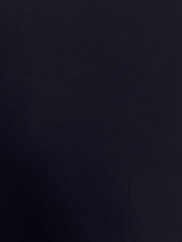 Dark Blue Solid Rayon Spandex Jersey Knit Fabric