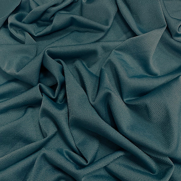 Dark Teal ITY Jersey Knit Fabric