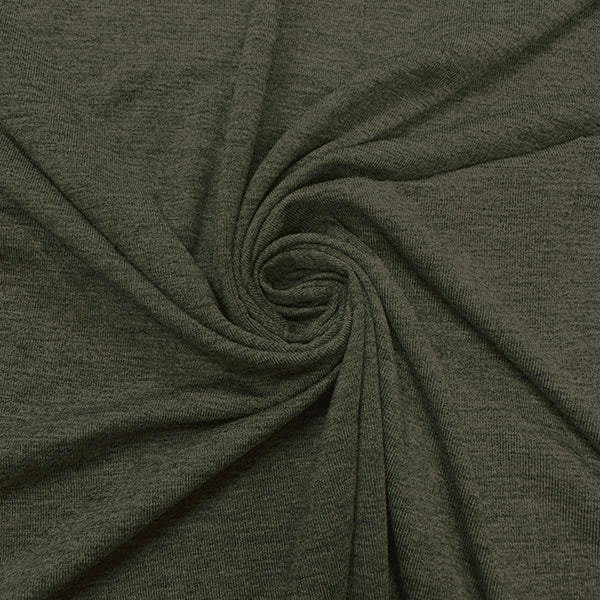 Heather Gray Rayon Spandex Jersey Knit Fabric
