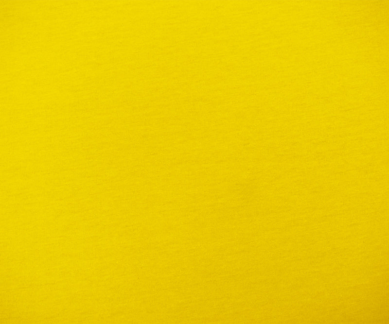 Yellow Cotton Stretch Spandex Solid Jersey Knit Fabric
