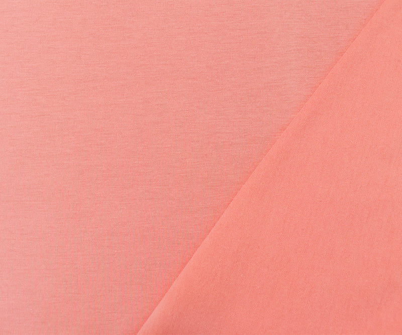 Pastel Pink Cotton Stretch Spandex Solid Jersey Knit Fabric
