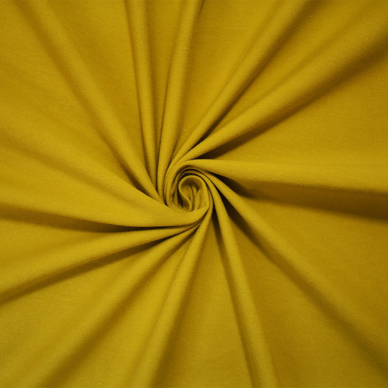 Chartreuse Yellow Cotton Stretch Spandex Solid Jersey Knit Fabric