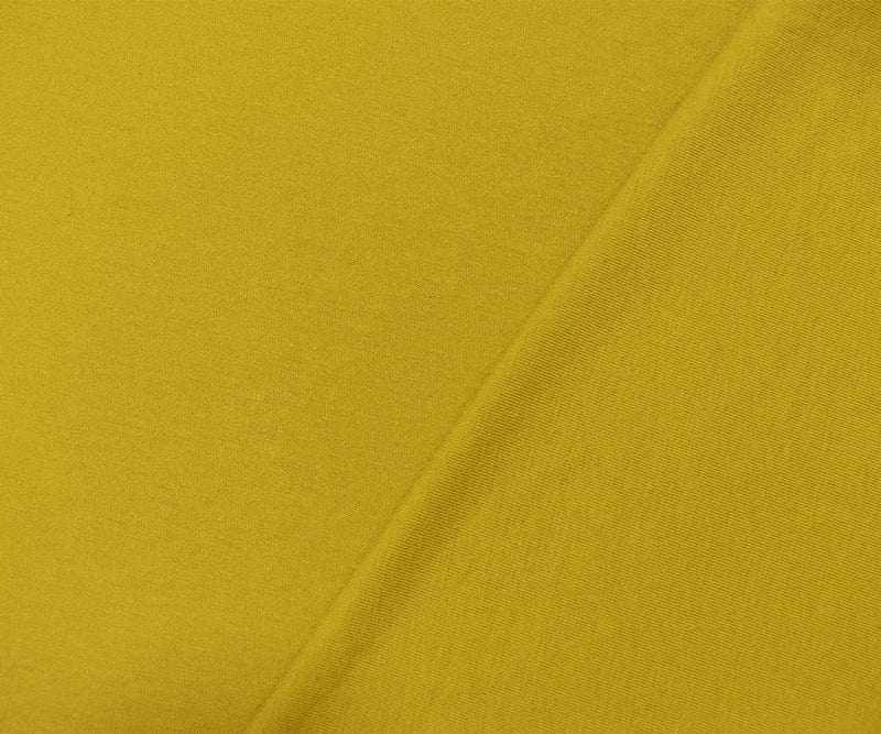 Chartreuse Yellow Cotton Stretch Spandex Solid Jersey Knit Fabric