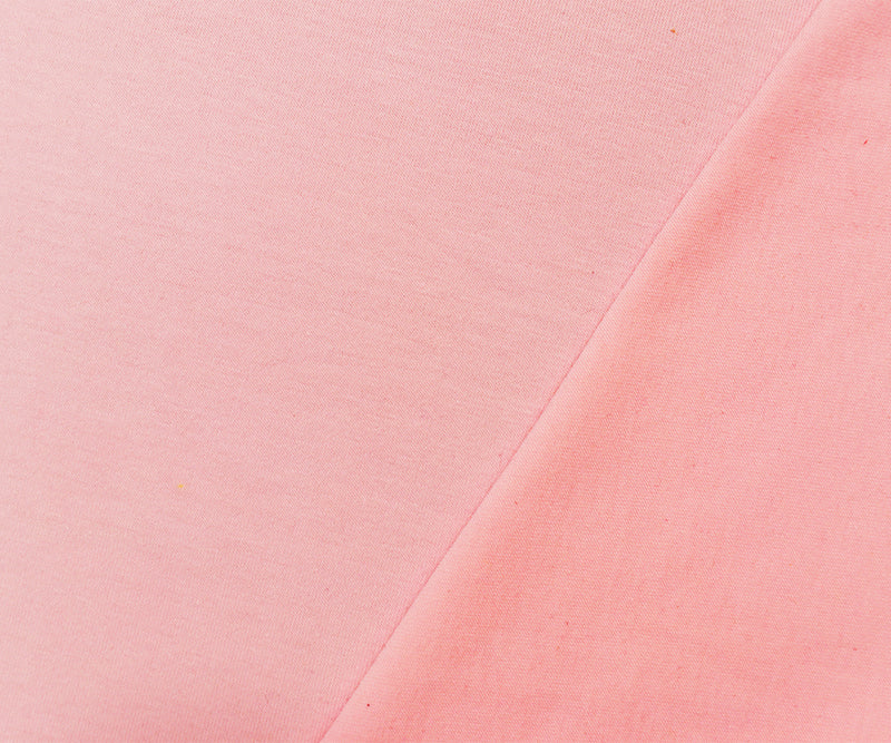 2 YD PC-Light Pastel Pink Cotton Stretch Spandex Solid Jersey Knit Fabric
