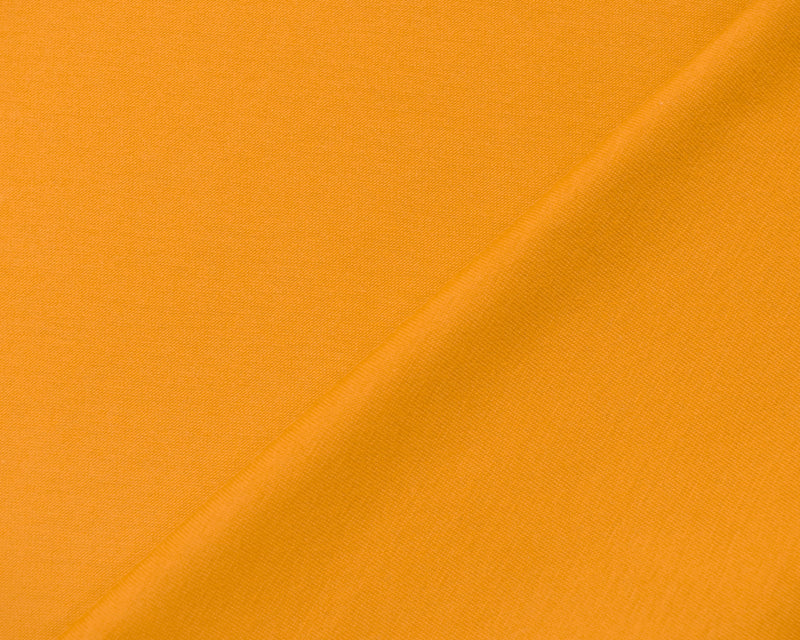 Yellow Cotton Stretch Spandex Solid Jersey Knit Fabric