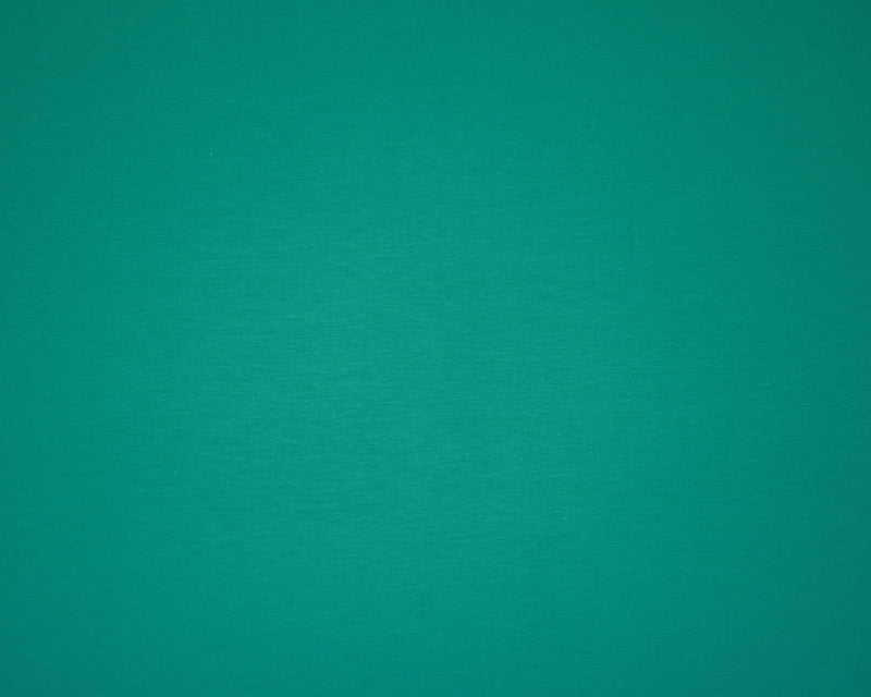 Green Cotton Stretch Spandex Solid Jersey Knit Fabric