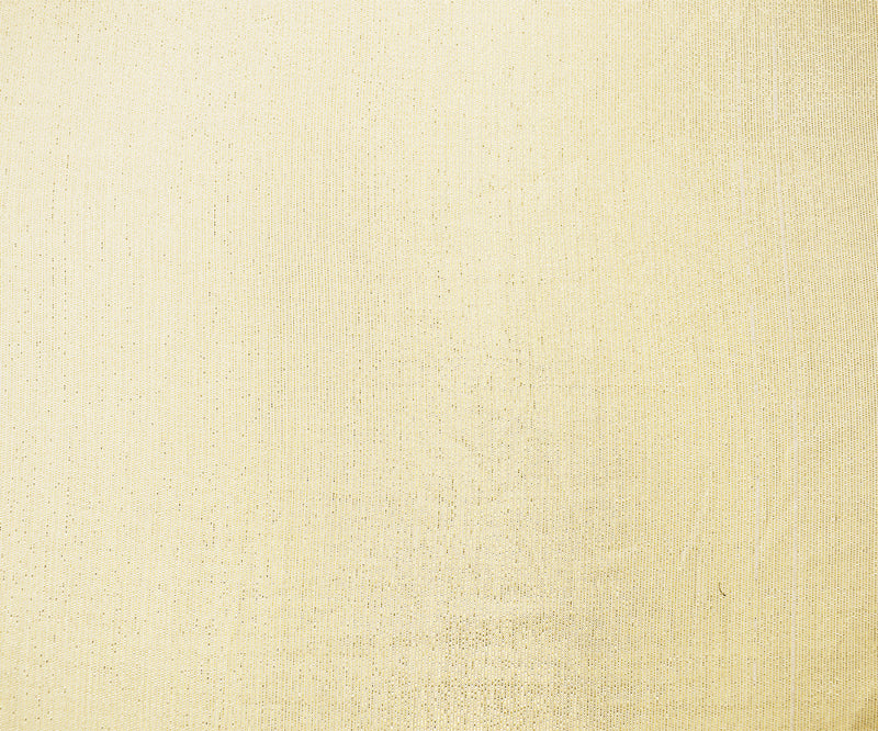 Gold-White Cotton Metallic Texture Dobby Woven Fabric