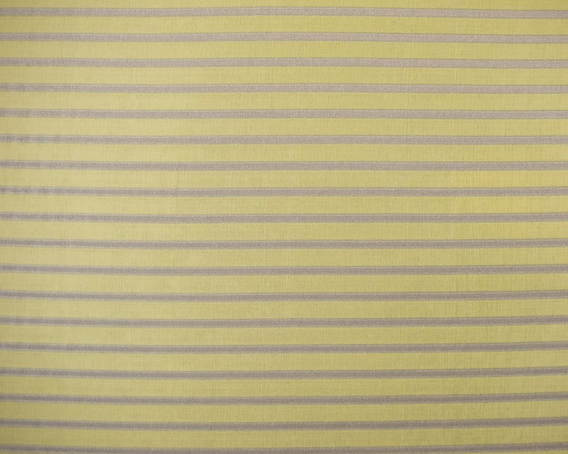 Yellow-Ivory Poly Stretch Spandex Horizontal Stripe Slinky Knit Fabric