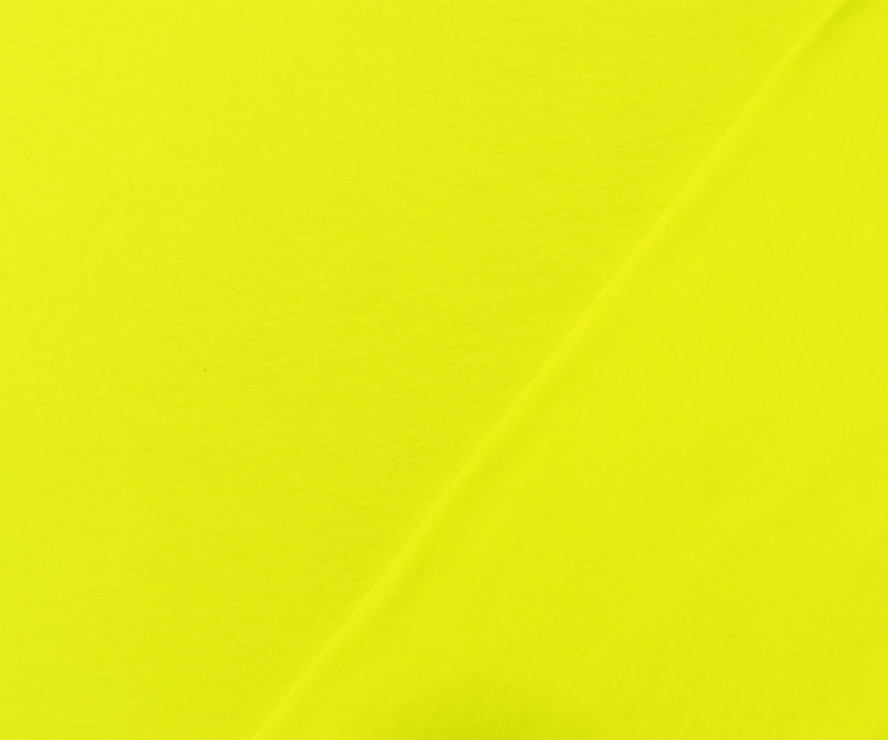 Yellow Cotton Stretch Spandex Jersey Knit Fabric