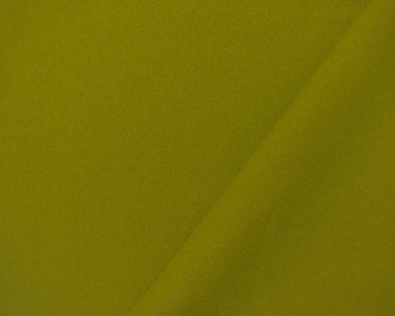 Green Poly Solid Basket Woven Fabric