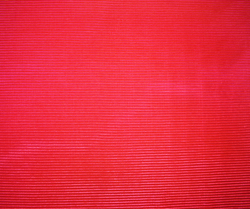 Coral Red Poly Stretch Spandex Pleated Interlock Knit Fabric