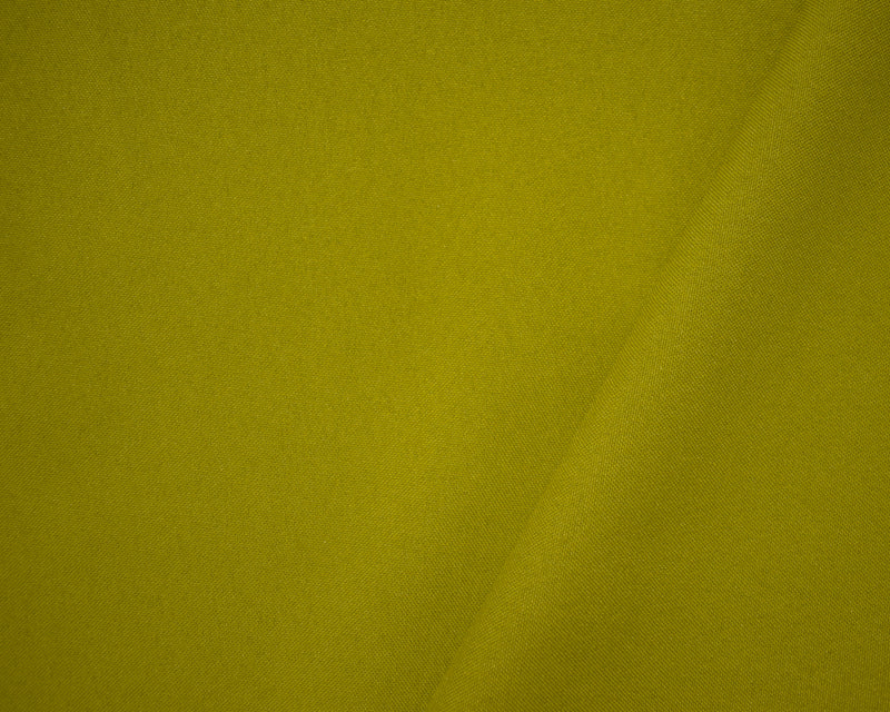 Green Poly Solid Basket Woven Fabric
