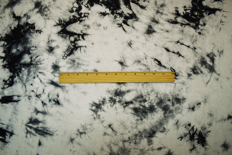 Gray-Multi Rayon Stretch Spandex Tie Dye Jersey Knit Fabric