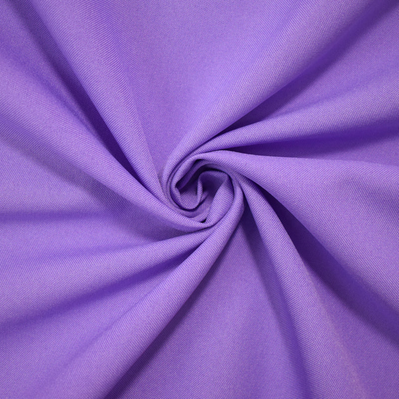 Purple Poly Solid Basket Woven Fabric