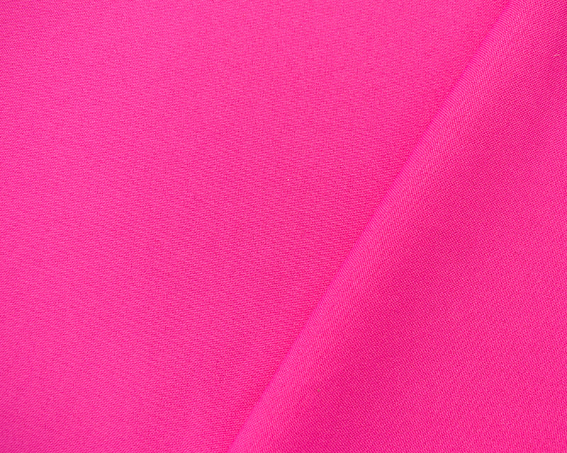 Pink Poly Solid Basket Woven Fabric
