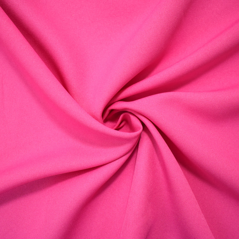 Pink Poly Solid Basket Woven Fabric