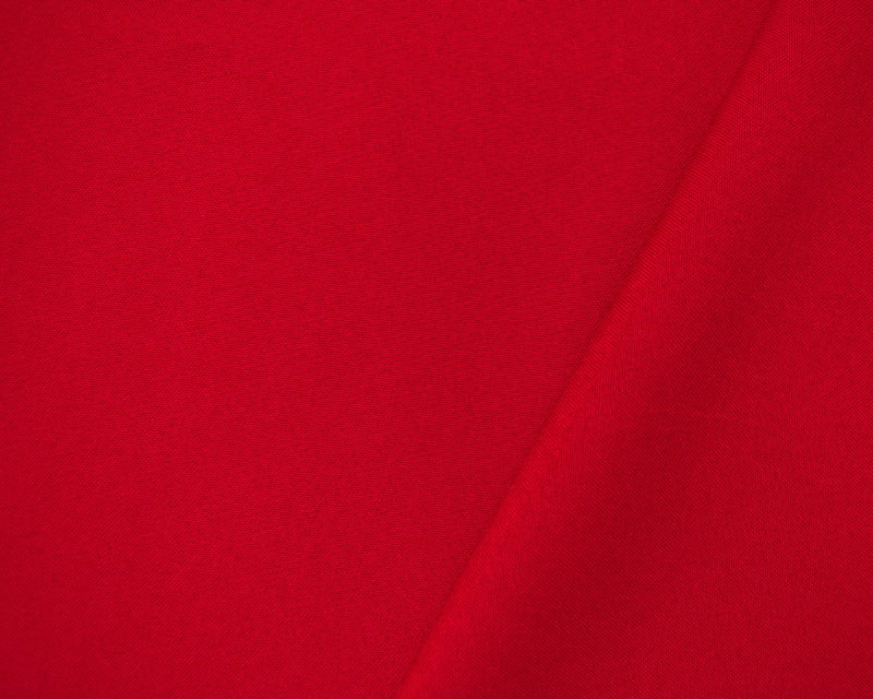 1/2 YD PC-Red Poly Solid Basket Woven Fabric