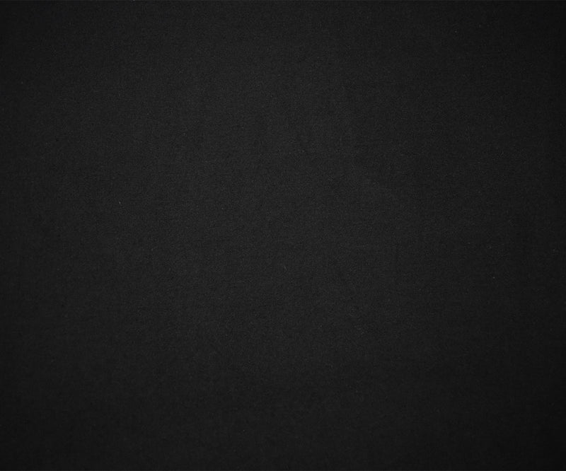 2 YD PC-Black Cotton Stretch Spandex Jersey Knit Fabric