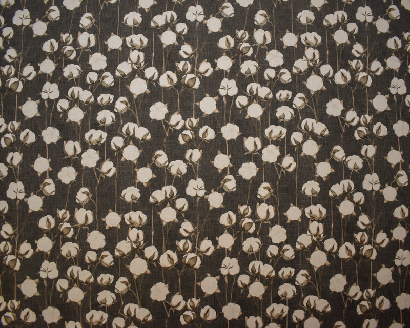 Black-Multi Nicole Tamarin Cotton Bud Printed Cotton Quilting Woven Fabric