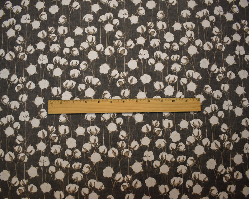 Black-Multi Nicole Tamarin Cotton Bud Printed Cotton Quilting Woven Fabric