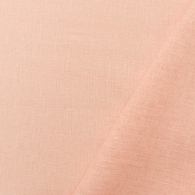 1 YD PC-Peach Linen Solid Woven Fabric