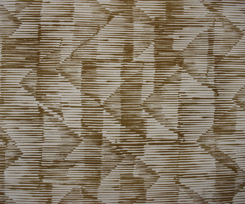 Brown-Beige Poly Abstract Printed Stretch ITY Jersey Knit Fabric